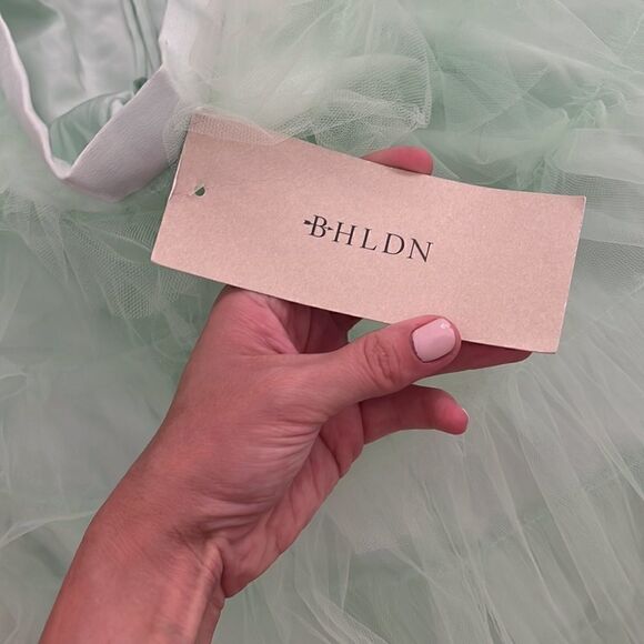 BHLDN mint green tulle ballerina skirt (hitertho) size 2 NWT - Picture 3 of 9
